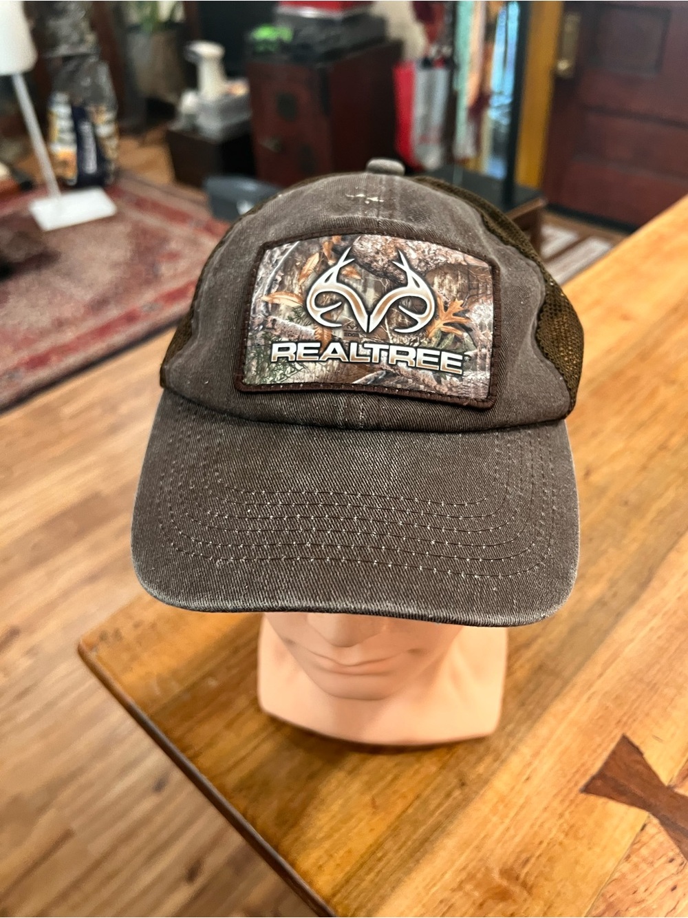 Realtree Brown Mesh Back Camo Patch Cap